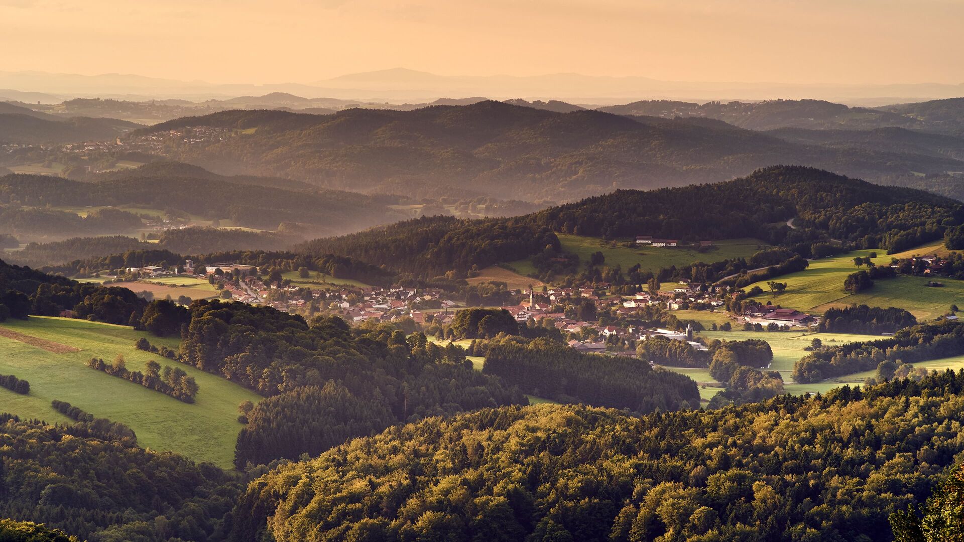 Zenting im Herbst Panorama