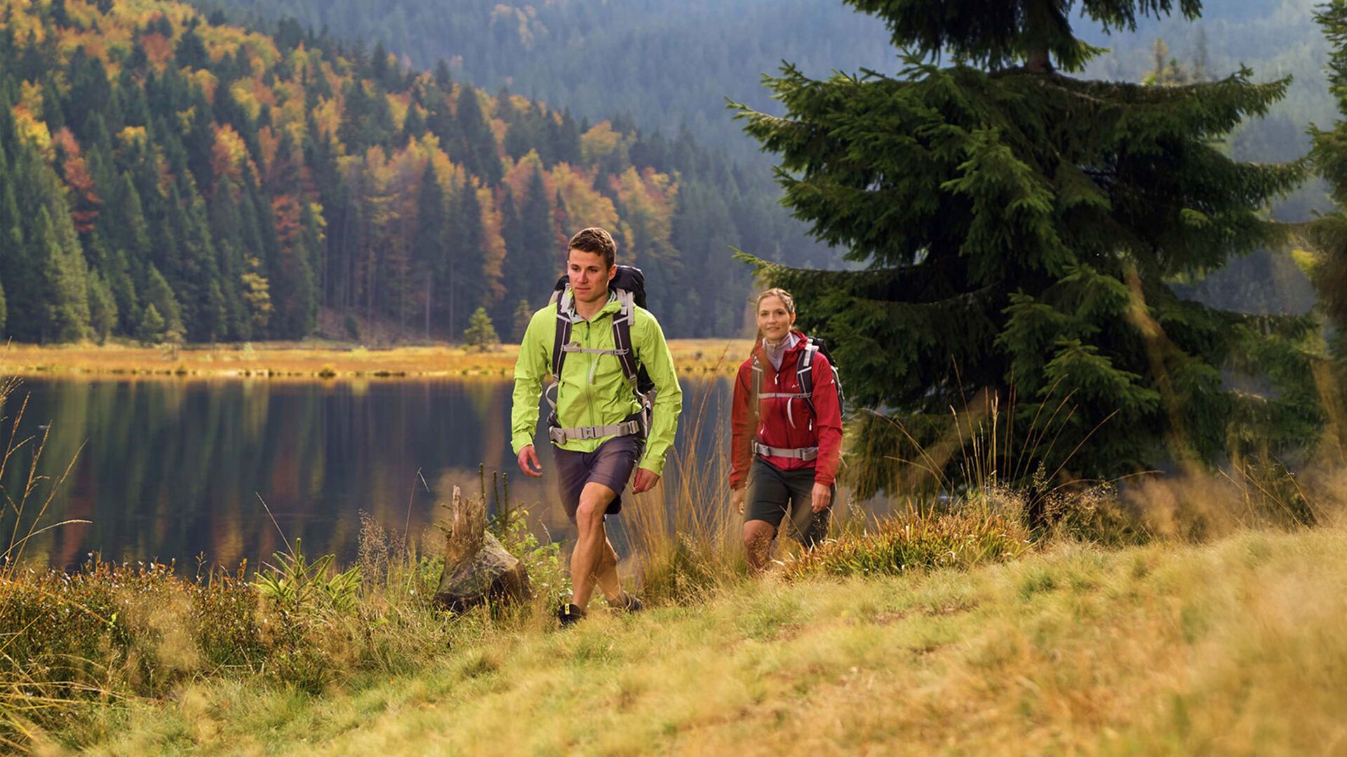 Wandern im Herbst