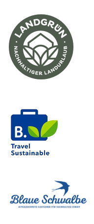 Nachhaltig Reisen: Landgrün, B. Travel Sustainable, Blaue Schwalbe, Umweltpakt Bayern